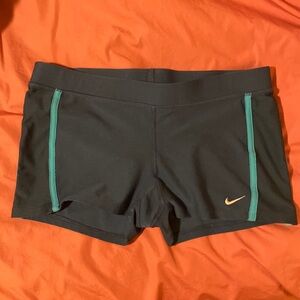 NikeTeal Dri-Fit Spandex Shorts